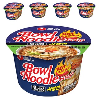 NONGSHIM 農心 碗麵 辣牛肉湯口味 100g, 6入