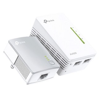 tp-link Wi-Fi電力線網路橋接器雙包組 300Mbps AV600, White, 1組