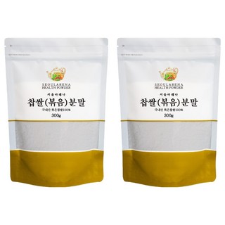 首爾競技場 韓國產焙炒糯米粉, 300g, 2個