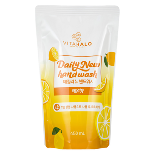 VITAHALO Daily New 洗手液 檸檬香 450mL 補充裝, 3包