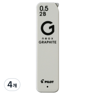 PILOT 百樂 new Neox Graphite 自動鉛筆芯 2B, 0.5mm, 4個
