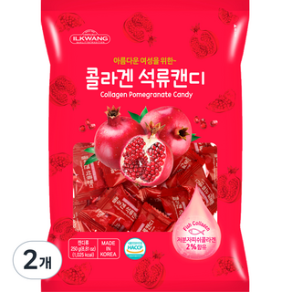 일광제과 콜라겐 석류캔디, 250g, 2개