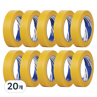 O-ON 黃色遮蔽膠帶 15mm, 20個