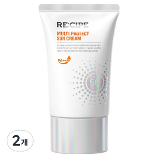 RE CIPE 多重防護防曬乳 SPF50+ PA++++, 40g, 2個