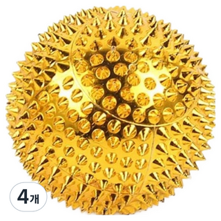 덴빌리어 상쾌한 쾌적한 마사지 기구 5.6cm, 4개, 골드