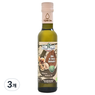 G ITALIA 有機核桃油, 250ml, 3個