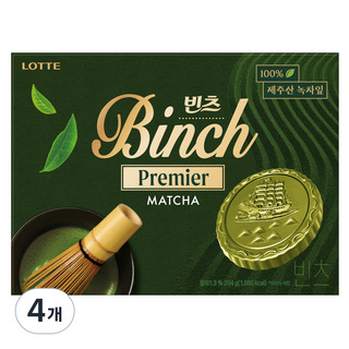 LOTTE 樂天 Binz Premier 抹茶, 204g, 4個