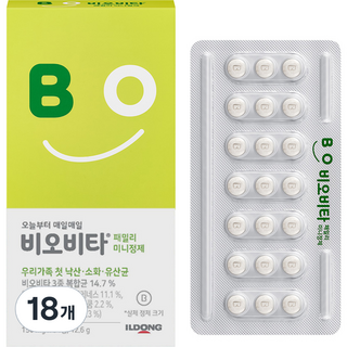 ILDONG 日東 Biovita 家庭迷你錠益生菌, 84錠, 18個