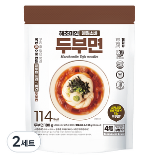 HAECHOMIIN 豆腐麵 180g + 蕎麥醬 50g 套組, 2套