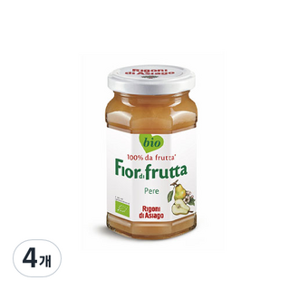 Ligony Asiago 有機梨果醬, 250g, 4個