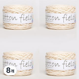 Linea Cotton Field 編織線, 301(象牙白), 8個