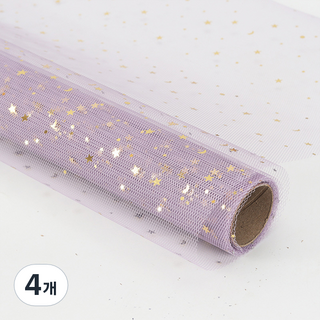 Maket Gamseong 花束包裝網紗, 星光紫, 4個