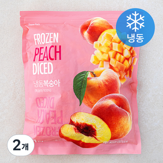 복숭아 (냉동), 2개, 1kg