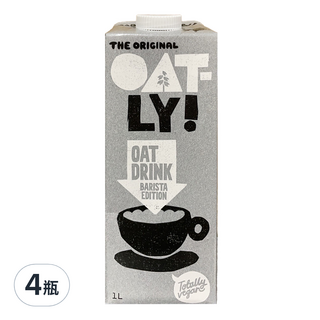 OATLY 咖啡師燕麥飲, 1L, 4瓶