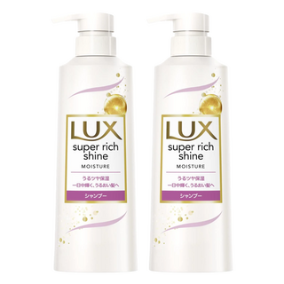 LUX 麗仕 SUPER RICH SHINE 強效保濕潤澤洗髮精 400g, 2瓶