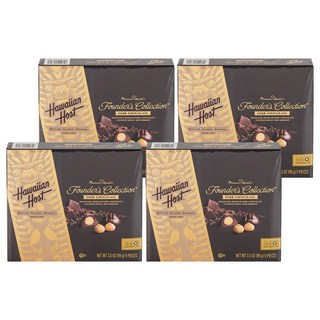 하와이안호스트 파운더스 컬렉션 다크 초콜릿, 99g, 4개
