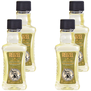 REUZEL 3合1茶樹全能全身洗潤保濕髮浴, 100ml, 4瓶