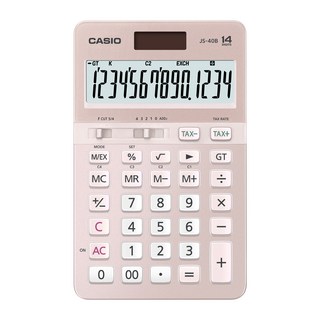 CASIO 卡西歐 一般計算機 JS-40B, 粉紅色, 1個
