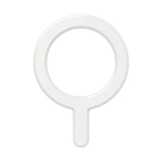 SINJIMORU MagSafe 兼容磁吸貼片 M-Plate, 1個, 白色