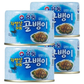 유동 자연산 골뱅이, 140g, 4개
