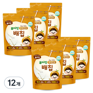 Pure Eat 冷凍乾燥水果片, 12g, 12個