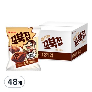 ORION 好麗友 烏龜玉米脆片 巧克力吉拿棒口味, 30g, 48包