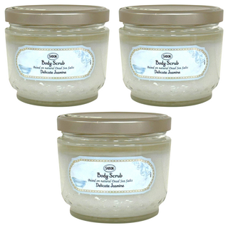 SABON 全新升級 身體磨砂膏 茉莉花語, 600g, 3罐