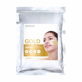 LINDSAY 黃金滋潤軟膜粉，有助於提升彈性，打造緊緻肌膚, 1包