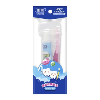 Shallop 刷樂 兒童潔牙組 顏色隨機, 1組