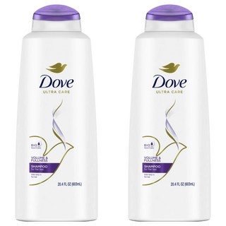 Dove 多芬 Ultra Care 豐盈蓬鬆洗髮乳, 603ml, 2瓶