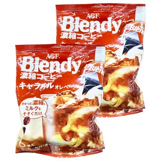 AGF Blendy 濃縮咖啡球 焦糖風味, 18g, 6個, 2袋