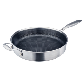 CLARE 典鑽316不銹鋼不沾平底鍋 無蓋 CL-121230-1, 30cm, 1個