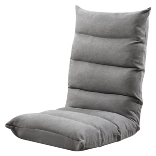 西格傢飾 日式和風懶人沙發, 銀灰色, 1個
