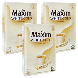 Maxim 麥心 白金經典三合一咖啡, 11.7g, 100條, 3盒