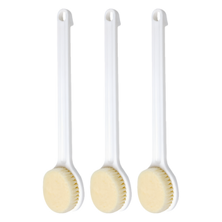 UdiLife 優的生活大師 長柄澡刷 36 x 7.5cm, 白色柄, 1支, 3支