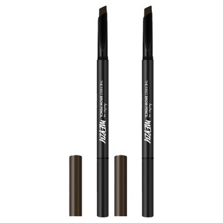MERZY The First Brow Pencil 超顯色持久眉筆 B1 Acorn Brown Volume Up Long-wear, 2支