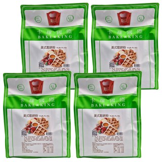 Bakerking 卡羅 美式鬆餅粉 Waffle Pre-Mix, 2kg, 4包