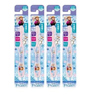 Skater 幼兒軟毛牙刷 3-5歲, 冰雪奇緣 淺粉色, 1入, 4組