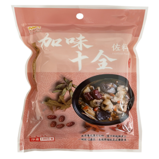 茂喜食品 加味十全(佐料包) 嚴選進口精選藥材 無添加防腐劑及色素, 100g, 1包