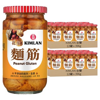 金蘭 花生麵筋, 396g, 24罐