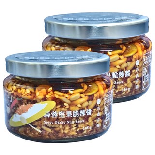 OR sauce 或者安醬 蒜蓉堅果脆辣醬, 145g, 2個