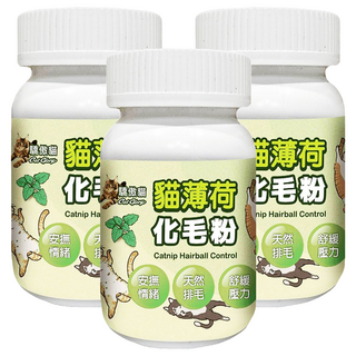 Cat Glory 驕傲貓 貓薄荷化毛粉, 化毛, 3罐