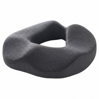 記憶棉美臀坐墊 (痔瘡坐墊/透氣坐墊/減壓坐墊) 深灰色 590g, 41 x 38 x 7cm, 1個