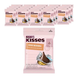 HERSHEY'S 好時 Kisses奶油牛奶杏仁, 20個, 52g