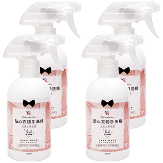 大馬士革玫瑰貼身衣物手洗洗衣精 玫瑰香氛, 300ml, 4瓶