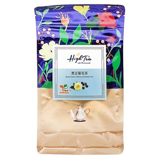 High Tea 伂橙 黑豆菊花茶包, 嚴選台南黑豆, 純天然食材, 無咖啡因, SGS檢驗合格, 12入, 4g, 12包, 1袋