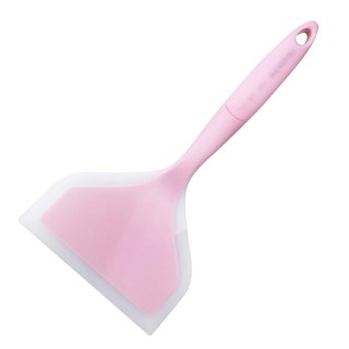 TRIARROW 三箭牌 炫彩耐熱矽膠玉子燒鏟, 25.5x12cm, 耐溫:220°C, 粉色, 1個