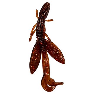 MR.BEE 竹節蟲軟蟲 3吋 擬真昆蟲造型 柔軟材質 路亞/飛蠅釣適用, 紅色, 1包