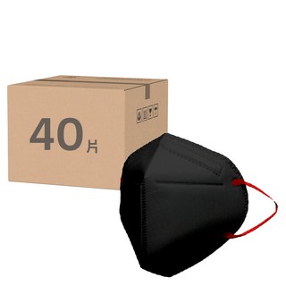 LAITEST 萊潔 N95醫療防護口罩, 曜石黑, 20片, 2盒