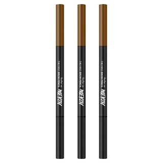 MERZY THE FIRST 眉筆 0.3g, B3 ALMOND BROWN 杏仁棕色, 3支